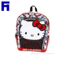 Hot Sell Polyester Student Beautiful Printed Cat School Bags